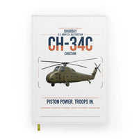 Thumbnail for Sikorsky CH-34C Choctaw design on white notebook