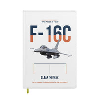 Thumbnail for F-16C Block 50 Clear The Way design on white notebook
