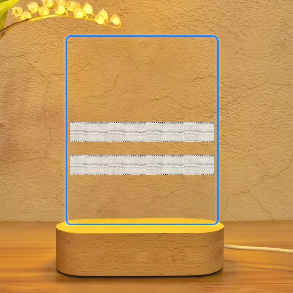 Customisable Pilot Epaulettes Lamp - view 2