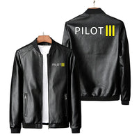 Thumbnail for Pilot & Stripes Leather Jacket - view 2