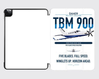 Thumbnail for Daher TBM 900 design on white ipad tablet case