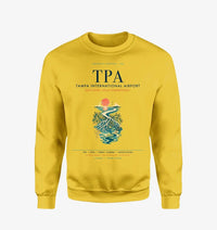 Thumbnail for Tampa International Airport (TPA) design on yellow sweatshirt