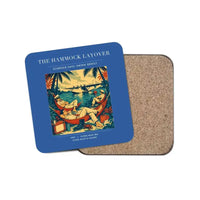 Thumbnail for The Hammock Layover - Designed Coasters design on blue 1-piece