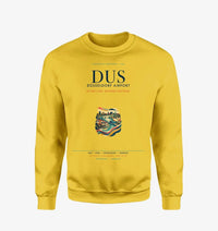 Thumbnail for Düsseldorf Airport (DUS) design on yellow sweatshirt