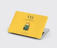 Thumbnail for Victoria International Airport (YYJ) design on yellow MacBook case