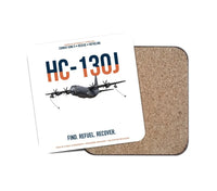 Thumbnail for HC-130J COMBAT KING II design on white 1 piece coaster