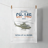 Thumbnail for Bell Canada CH-146 Griffon design on white towel