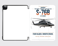 Thumbnail for Sikorsky S-76B design on white ipad tablet case