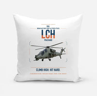 Thumbnail for HAL LCH Prachand design on white pillow