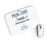 Thumbnail for Piper PA-34-220T Seneca V design on white rectangle mouse pad