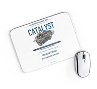 Thumbnail for CATALYST design on white rectangle mouse pad