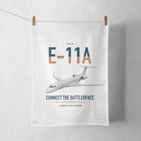 Thumbnail for E-11A BACN design on white towel