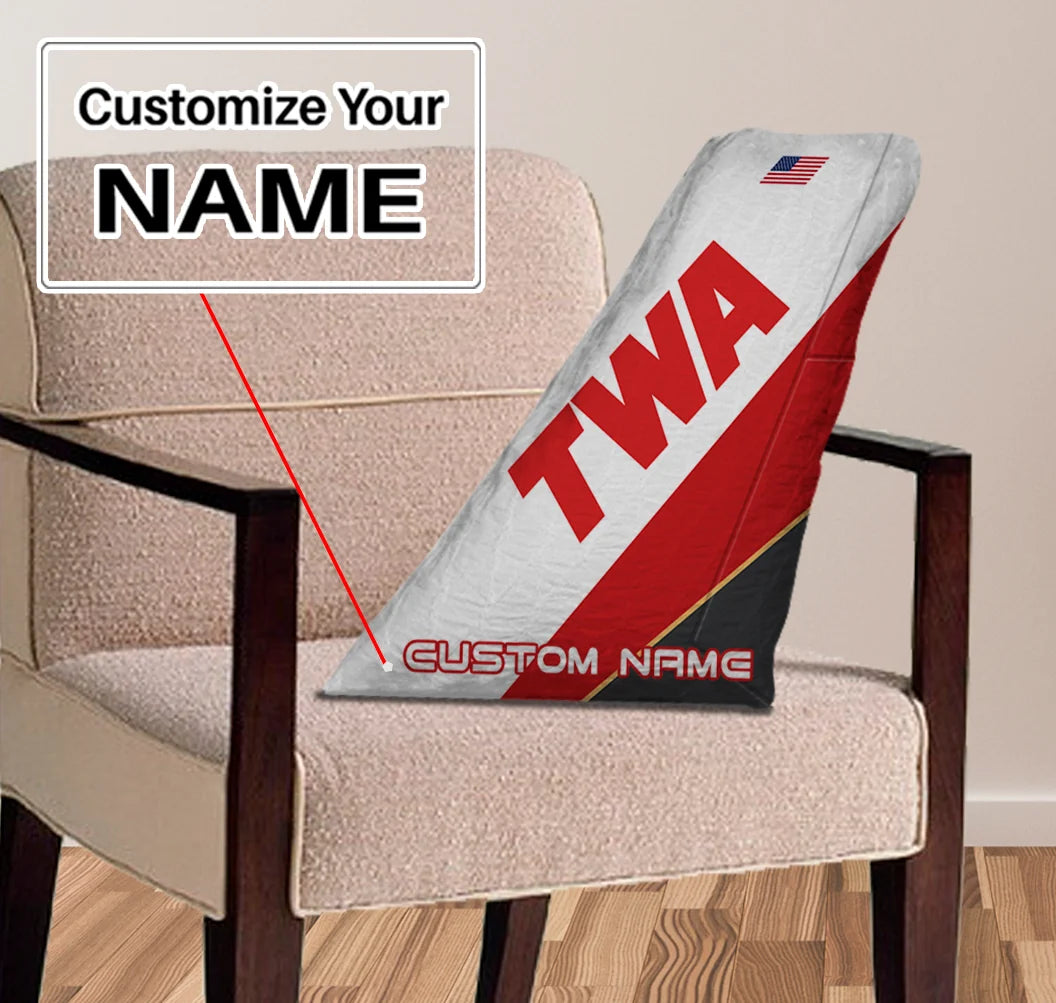 Customisable Trans World Airlines Pillow - view 2