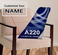 Thumbnail for Customisable Airbus A220 Pillow - view 2