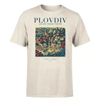 Thumbnail for PLOVDIV - Poster - Premium T-Shirt - Beige