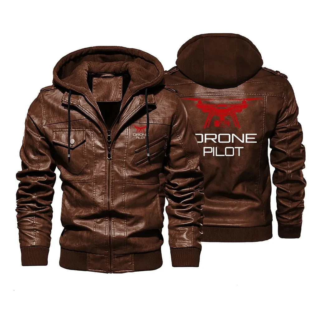 Drone Leather Jacket - view 2