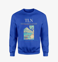 Thumbnail for Toulon-Hyères Airport (TLN) design on blue sweatshirt