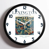 Thumbnail for LEXINGTON - Poster - Wall Clock Framed - White