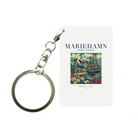 Thumbnail for MARIEHAMN - Poster - Key Chain - White