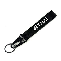 Thumbnail for Thai Airways Hawk-shaped key chain, Black + NO NAME