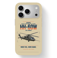 Thumbnail for Sikorsky HH-60W Jolly Green II design on beige magsafe iphone case, for iPhone 17 Pro