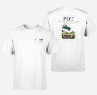 Thumbnail for Eastern Oregon Regional Airport (PDT) design printed on white double-side t-shirt