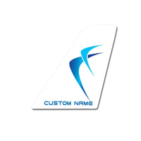 Thumbnail for Customisable Blue Air Sticker - view 2