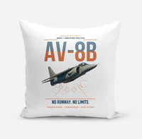 Thumbnail for AV-8B Harrier II design on white pillow