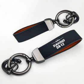 Diamond DA42 & Plane Horseshoe Buckle Key Chains