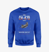 Thumbnail for Boeing CH-47D design on blue sweatshirt
