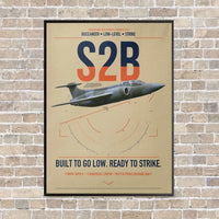 Thumbnail for Blackburn Buccaneer S2B vertical canvas print - framed - beige background