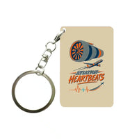 Thumbnail for SIGNAL 614 - Aviation Heartbeats V2 - Key Chain design on beige key chain