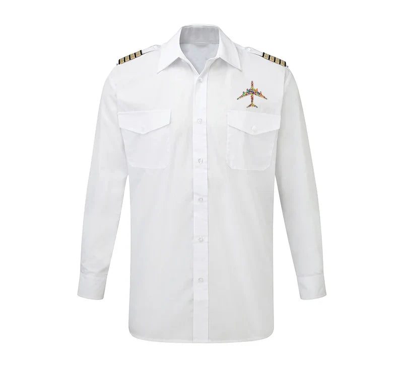 Customisable Colourful Airplane Shirt - view 2