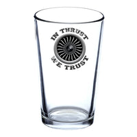 Thumbnail for Customisable Thrust We Trust Drinking Glass - view 2