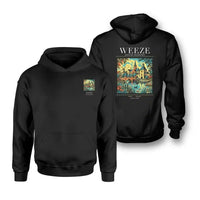 Thumbnail for WEEZE - Poster - Double-Side Hoodie - Black