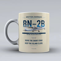 Thumbnail for BN-2B-26 Islander Mug design on beige britten norman