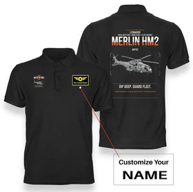 Leonardo AW101 Merlin HM2 Premium Polo T-Shirts