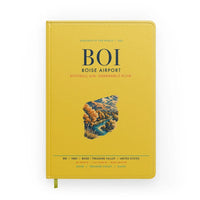 Thumbnail for Boise Airport (BOI) design on yellow notebook