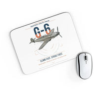 Thumbnail for Messerschmitt Bf 109G-6 design on white rectangle mouse pad