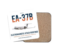 Thumbnail for EA-37B Compass Call design on white 1 piece coaster