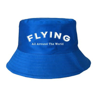 Thumbnail for Flying All Around The World summer hat - blue