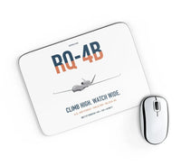 Thumbnail for RQ-4B Global Hawk design on white rectangle mouse pad