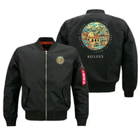 Thumbnail for KILLEEN - Badge - Bomber Jacket - Black