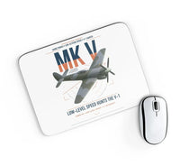 Thumbnail for Hawker Tempest Mk V design on white rectangle mouse pad