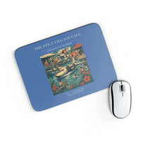 Thumbnail for VINTAGE G4275 - The Stilt Village Call - Designed Mouse Pads design on blue rectangle
