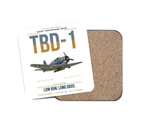 Thumbnail for TBD-1 Devastator design on white 1 piece coaster