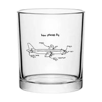 Thumbnail for Customisable How Planes Fly Whisky Glass - view 2