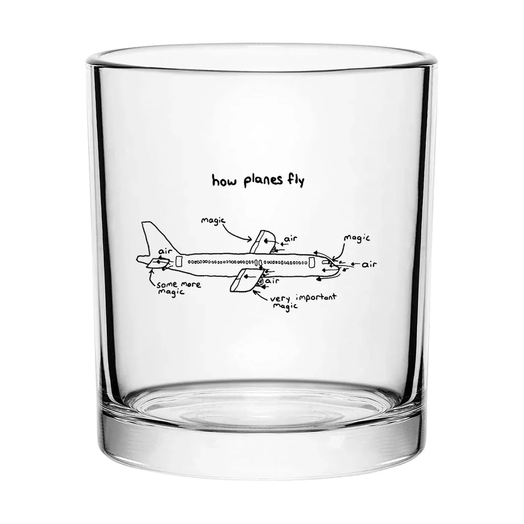 Customisable How Planes Fly Whisky Glass - view 2
