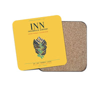 Thumbnail for Innsbruck Airport (INN) design on yellow 1 piece coaster