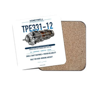 Thumbnail for TPE331-12 design on white 1 piece coaster